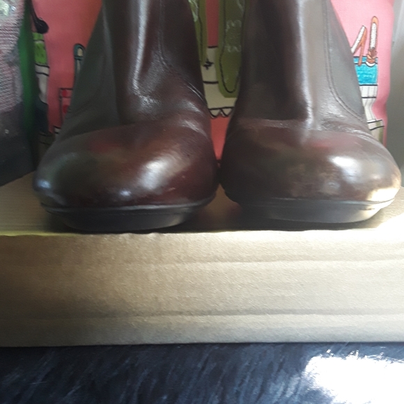 coach brown booties - Picture 3 of 7